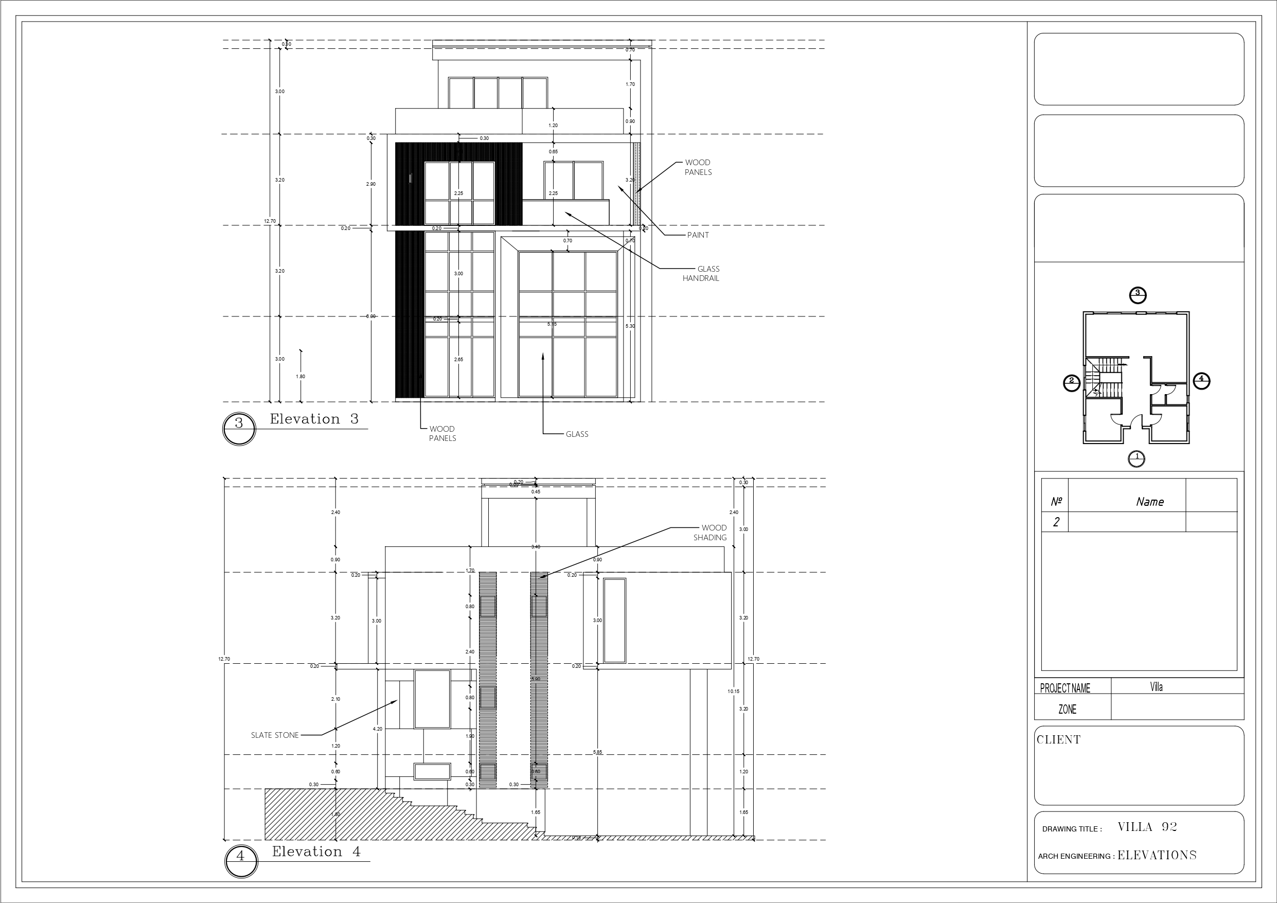90 square meter villa